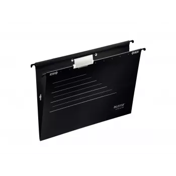 Leitz Suspension File Alpha Active FSC®, A4, Melns, Kartons, 348 mm, 260 mm, 90 g