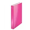 Leitz Ringbinder WOW Laminēts A4+ 2DR/25mm, Roze, Balts