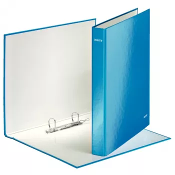 Leitz Ringbinder WOW Laminēts A4+ 2DR/25mm, Zils/Balts