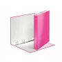 Leitz Ringbinder WOW Laminēts A4+ 4DR/25mm, A4, Kartons, Rozā, 230 lapas, 80 g/m², 2.5 cm