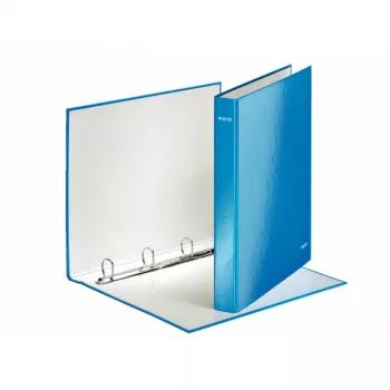Leitz Ringbinder WOW Laminēts A4+ 4DR/25mm, Zils, 230 loksnes
