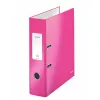 Leitz Lever Arch File 180° WOW POB/Laminēts A4/80mm, A4, Kartons, Rozā, 600 lapas, 80 g/m², 8 cm