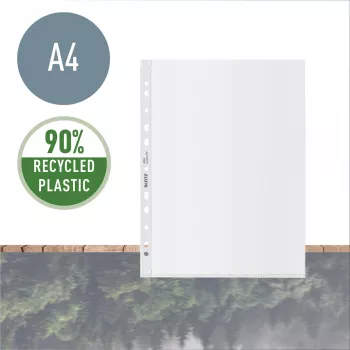 Leitz Recycle A4 Kabatiņa, 210 x 297 mm (A4), Caurspīdīga, Polipropilēns (PP), Portretorientācija, 0.1 mm, 230 mm
