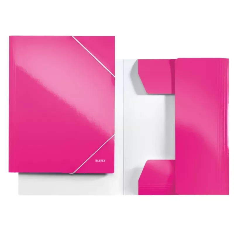 Leitz WOW 3-Atloku Mape A4, Pink