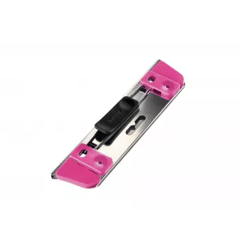 Leitz caurumotājs Active WOW 2 loksnēm, metāliski rozā, plastmasa/nerūsējošais tērauds, 8 cm, 5,5 mm, 30 g