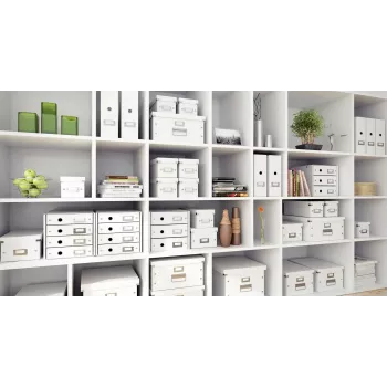 Leitz Click & Store WOW DVD Uzglabāšanas Kaste, Balta, Kartons, 206 mm, 325 mm, 147 mm, 570 g