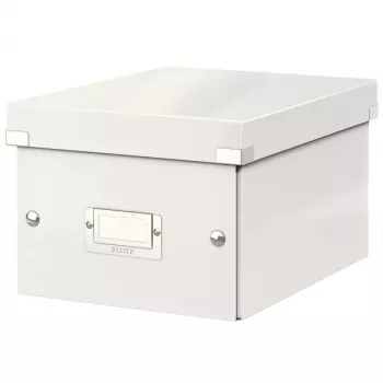 Leitz Click & Store WOW maza uzglabāšanas kaste, balta, kartons, 7.4 L, 200 x 250 x 148 mm, 540 g, 1 gab.