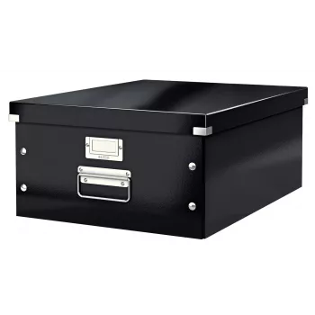 Leitz Click & Store WOW lielā uzglabāšanas kaste, melna, kartons, 369 mm, 482 mm, 200 mm, 1.28 kg