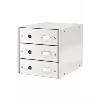 Leitz Click & Store WOW Dokumentu skapis ar 3 atvilktnēm, Balts