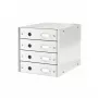 Leitz Click & Store WOW dokumentu skapis ar 4 atvilktnēm, balts, kartons