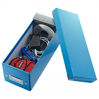 Leitz Click & Store WOW CD glabāšanas kaste, zila, kartons, 143 mm, 352 mm, 136 mm, 440 g