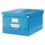 Leitz Click & Store WOW vidēja izmēra glabāšanas kaste, zila, kartons, 16.7 L, 281 mm, 200 mm, 265 x 335 x 188 mm