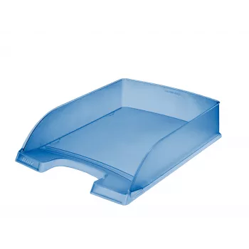 Leitz Letter tray Standard Plus Frosty Standard, plastmasa, zila, A4, 255 mm, 357 mm, 70 mm