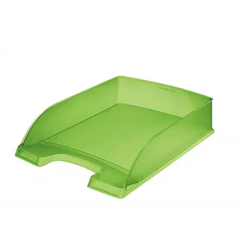 Leitz Letter tray Standard Plus Frosty Standard, Plastmasa, Zaļš, A4, 255 mm, 357 mm, 70 mm