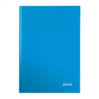 Leitz Notebook WOW A4 līniju klade ar cieto vāku 90g/80 lapas, Zila, A4, 80 lapas, 80 g/m², Rūtiņu papīrs, Cietais vāks