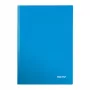 Leitz Notebook WOW A4 līniju klade ar cieto vāku 90g/80 lapas, Zila, A4, 80 lapas, 80 g/m², Rūtiņu papīrs, Cietais vāks