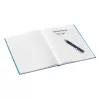 Leitz Notebook WOW A4 līniju klade ar cieto vāku 90g/80 lapas, Zila, A4, 80 lapas, 80 g/m², Rūtiņu papīrs, Cietais vāks