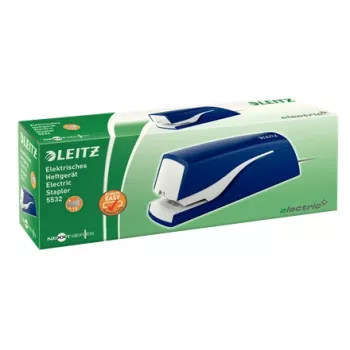 Leitz Electric Stapler 5532 NeXXt 10 loksnēm, 10 loksnes, 200 skavas, 1 cm, 1 cm, Plastmasa, Zils
