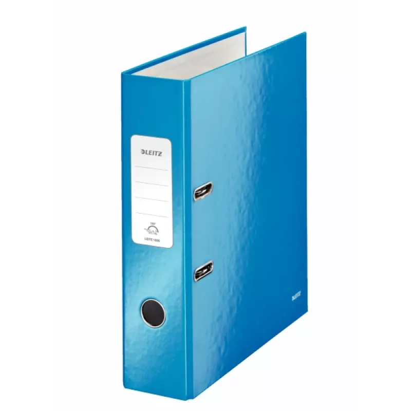 Leitz Lever Arch File 180° WOW POB/Laminēts A4/80mm, A4, Kartons, Zils, 600 lapas, 80 g/m², 8 cm