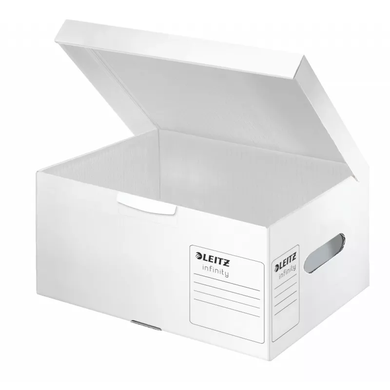 Leitz Arhivēšanas Kaste Infinity FSC® A4, Balta, A4, 430 g, 355 x 255 x 190 mm