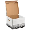 Leitz 61180001 dokumentu glabāšanas kaste, kartons, melna, balta