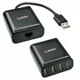 Lindy 60m 4 Portu USB 2.0 Cat.6 Pagarinātājs