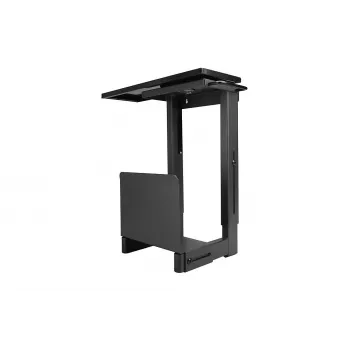 Lindy Slīdošais PC turētājs zem galda, 30 kg, Melns, Tērauds, 0–360°, 45 cm