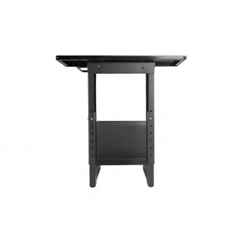 Lindy Slīdošais PC turētājs zem galda, 30 kg, Melns, Tērauds, 0–360°, 45 cm