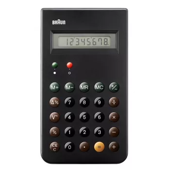 Braun BNE001BK kabatas kalkulators Pamata Melns