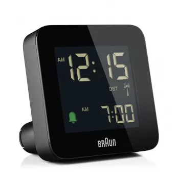 Braun BC09-DCF digitālais modinātājpulkstenis Melns