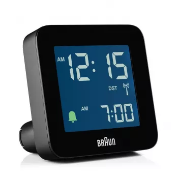 Braun BC09-DCF digitālais modinātājpulkstenis Melns