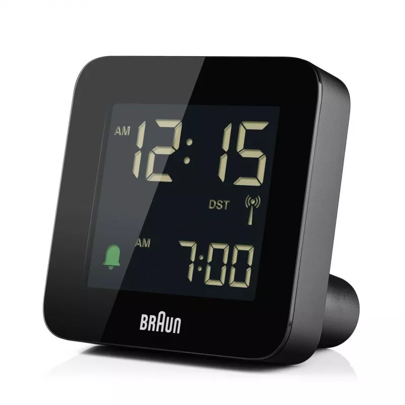 Braun BC09-DCF digitālais modinātājpulkstenis Melns