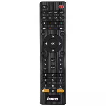 Hama 00012306 universālā tālvadības pults IR Bezvadu DVD/Blu-ray, STB, TV, VCR