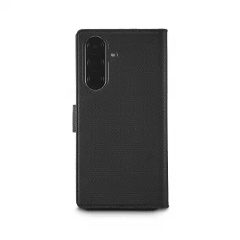 Mobilā telefona maciņš Black Rock 00037343 — grāmatiņas maciņš Samsung Galaxy A37 5G, melns, 1 gab.
