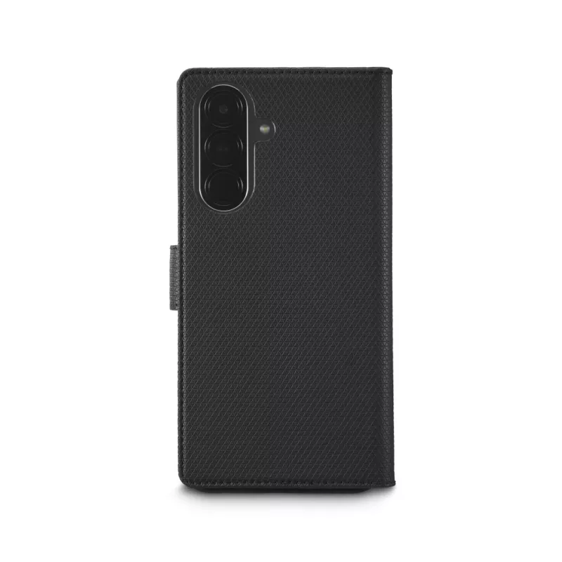 Mobilā telefona maciņš Black Rock 00037343 — grāmatiņas maciņš Samsung Galaxy A37 5G, melns, 1 gab.