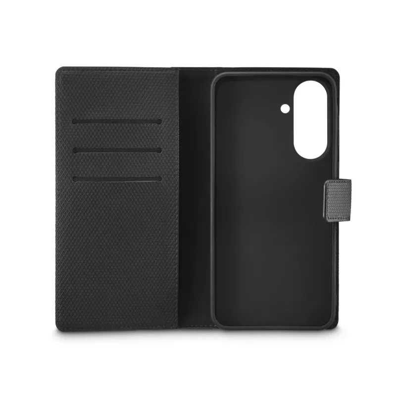 Mobilā telefona maciņš black rock 00080293 — grāmatiņas maciņš Samsung Galaxy A57 5G, melns, 1 gab.