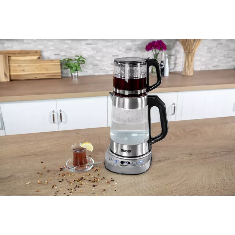 Unold 18215 Samovārs Selin elektriskā tējkanna 1.7 L 1800 W Nerūsējošais tērauds