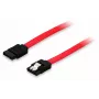 Equip SATA II kabelis, 0,5 m, SATA II, SATA 7-pin, tēvs/tēvs, sarkans