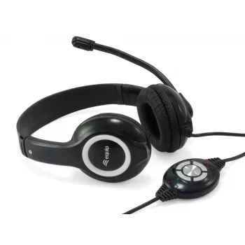 Austiņas Equip 245301, USB, 20–20 000 Hz, melnas