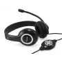 Austiņas Equip 245301, USB, 20–20 000 Hz, melnas