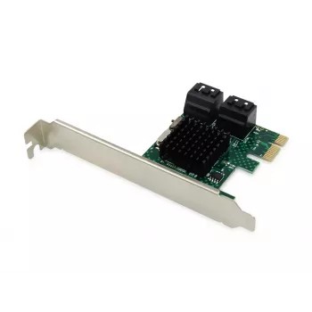 Conceptronic EMRICK 4-Portu SATA PCIe Adapteris ar SATA Kabeli