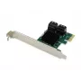 Conceptronic EMRICK 4-Portu SATA PCIe Adapteris ar SATA Kabeli
