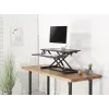 Equip ERGO 650840 Pārvietojams Galda Pacēlājs Melns