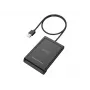 Conceptronic BIAN11B Divu interfeisu viedās ID kartes lasītājs, USB 2.0, NFC, 1 m, Melns, 100 g