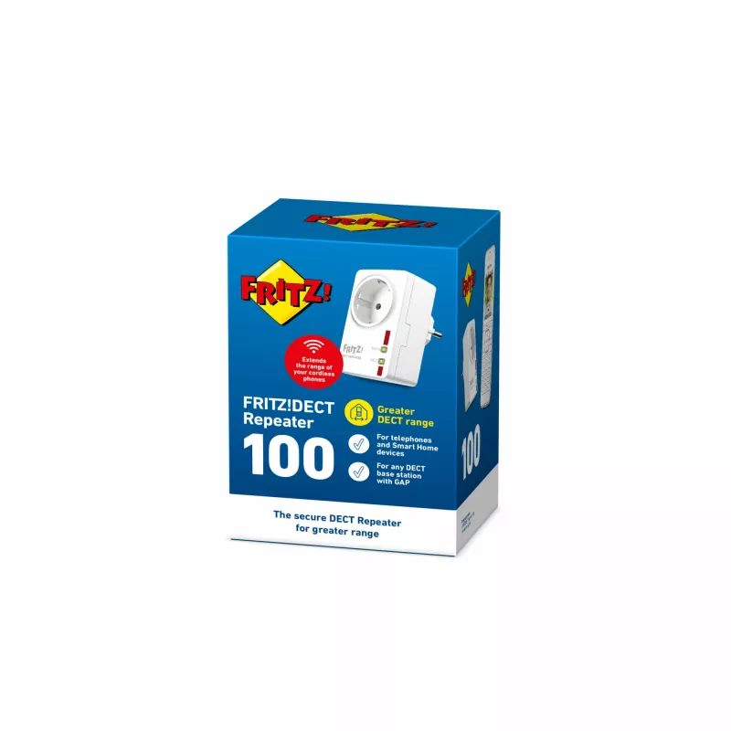FRITZ!DECT Repeater 100 Edition International - DECT atkārtotājs
