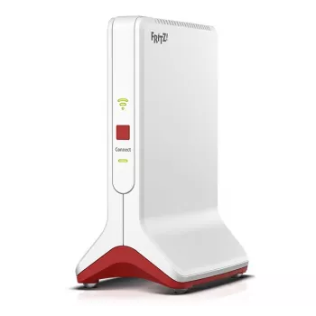 Bezvadu diapazona paplašinātājs AVM FRITZ!Repeater 6000 Edition International — trīsjoslu 6000 Mbps, 2x LAN, balts