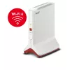 Bezvadu diapazona paplašinātājs AVM FRITZ!Repeater 6000 Edition International — trīsjoslu 6000 Mbps, 2x LAN, balts