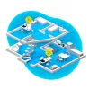 Bezvadu diapazona paplašinātājs AVM FRITZ!Repeater 6000 Edition International — trīsjoslu 6000 Mbps, 2x LAN, balts