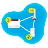 Bezvadu diapazona paplašinātājs AVM FRITZ!Repeater 6000 Edition International — trīsjoslu 6000 Mbps, 2x LAN, balts