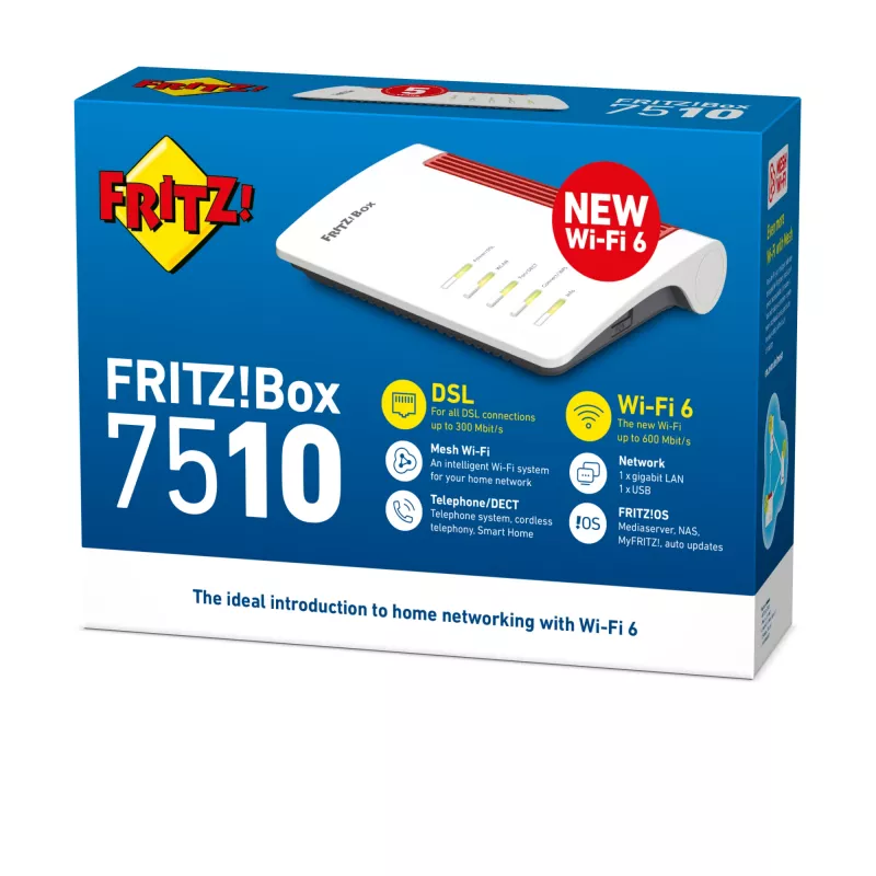 Maršrutētājs FRITZ!Box 7510 International